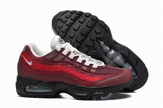 Nike Air Max 95 Red White Black Men's Shoes-102 (image for) Nike Air Max 95 Red White Black Men's Shoes-102